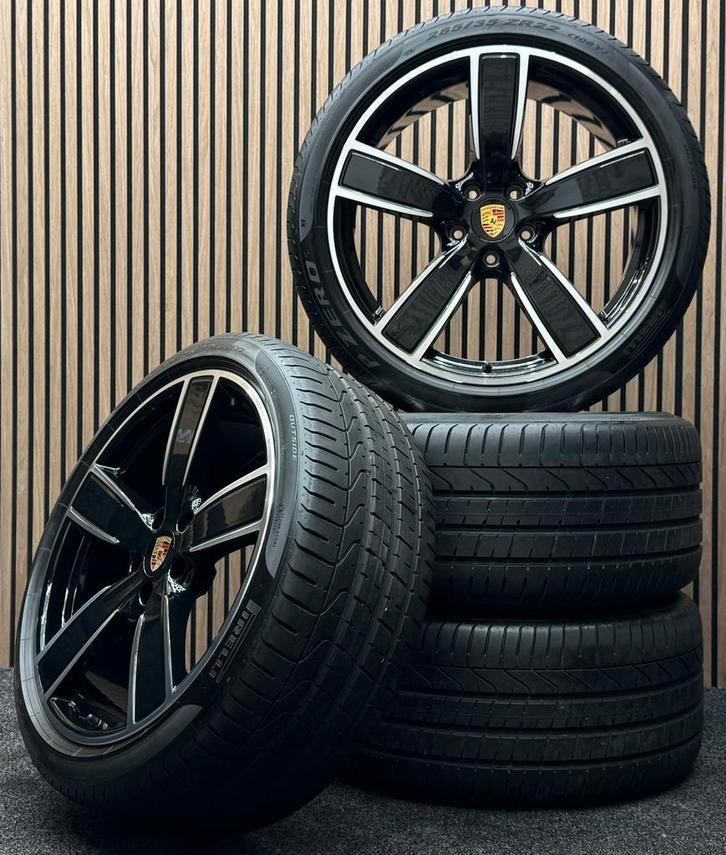 ZGAN! Originele 22 inch Porsche Cayenne Coupe 5x130 Pirelli, Auto-onderdelen, Banden en Velgen, Banden en Velgen, Zomerbanden