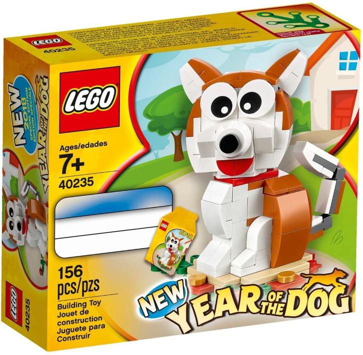 40235 - Seasonal: Year of the Dog, Kinderen en Baby's, Speelgoed | Duplo en Lego, Nieuw, Lego, Complete set, Verzenden