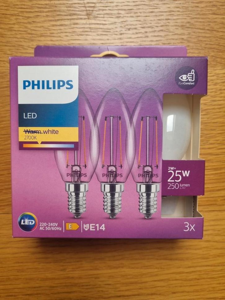 Set LED-lampen Philips wit, Huis en Inrichting, Lampen | Losse lampen, Nieuw, Ophalen of Verzenden