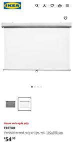 Verduisterend wit rolgordijn ( evt 2x) Tretur Ikea 140 x 195, Nieuw, Wit, Ophalen
