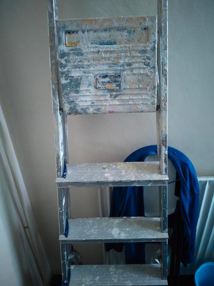 Gebruikte ladder - ideaal voor klussen!, Doe-het-zelf en Verbouw, Ladders en Trappen, Ophalen