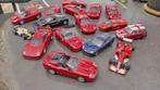 16 auto's Ferrari lamboughini mini van kunstof en metaal, Ophalen of Verzenden, Gebruikt