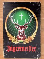 Jagermeister bord 30 bij 20, Reclamebord, Ophalen of Verzenden, Zo goed als nieuw