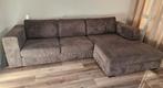 Ribstof loungebank, Ophalen, Gebruikt, Stof, Modern