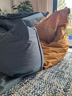 Zitzak Lebel - grijs of geel, Huis en Inrichting, Zitzakken, Ophalen, Zo goed als nieuw, Grijs, Zitzak