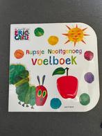 Voel Boek Rupsje nooit genoeg, Ophalen of Verzenden, Nieuw, Eric Carle, Prentenboek
