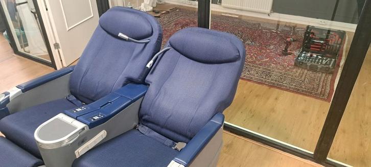 Business class stoelen KLM, Tuin en Terras, Tuinsets en Loungesets, Gebruikt, Ophalen
