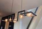 Hanglamp design | 150 cm | zwartstaal & koper | Ztahl, Ophalen, Zo goed als nieuw, Metaal, Industrieel