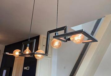 Hanglamp design | 150 cm | zwartstaal & koper | Ztahl beschikbaar voor biedingen