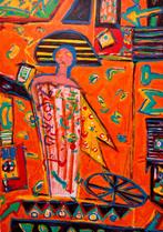 Zeefdruk Gertie Janssen - Cleopatra I, Antiek en Kunst, Kunst | Litho's en Zeefdrukken, Verzenden