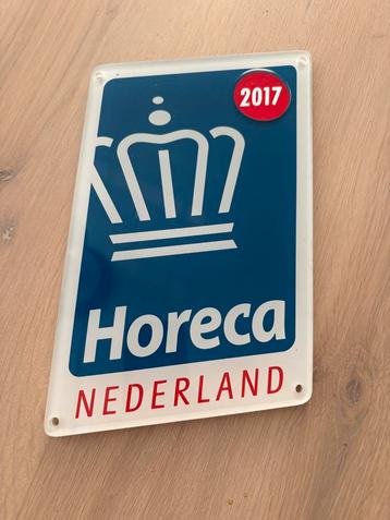 Horeca Nederland Bord 2017 - Nieuwstaat beschikbaar voor biedingen