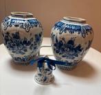 Delfs Blauw Potten en Klokje, Antiek en Kunst, Ophalen of Verzenden