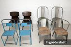 Industriële vintage stoelen. horeca/loft/design.set of per 2, Huis en Inrichting, Stoelen, Ophalen, Gebruikt, Industrieel, horeca, vintage, Tolix, design
