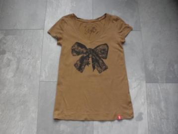 EDC bruin t-shirtje, maat XS (qwe) beschikbaar voor biedingen