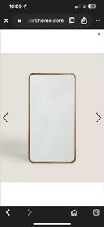 Zara Home grote ronde vericale spiegel met lijst, Ophalen, Nieuw, Rond, Minder dan 100 cm