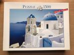 Puzzel Santorini 1500 stukjes, Hobby en Vrije tijd, Denksport en Puzzels, Ophalen of Verzenden, Gebruikt