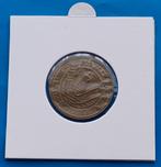 Deventer - 500 jaar Deventer Oeververbinding 1482-1982, Postzegels en Munten, Penningen en Medailles, Verzenden, Brons, Nederland