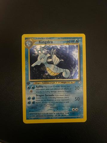 Kingdra Neo Genesis 1st Edition Mint beschikbaar voor biedingen