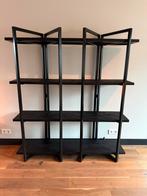 Zwarte Wandkast Industrieel Design 160x180x44, Ophalen, Met plank(en), 100 tot 150 cm, Zo goed als nieuw