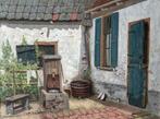 Arnout van Gilst (1898-1981) - Gezicht op huis met waterput, Ophalen of Verzenden