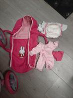 Nijntje Poppenwagen met Pop, Kleertjes & Draagzak, Kinderen en Baby's, Speelgoed | Poppen, Ophalen of Verzenden