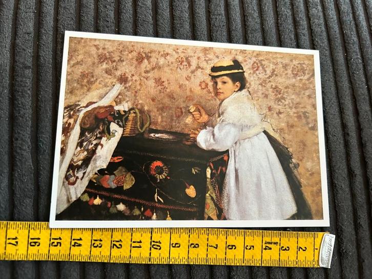 443. Kunstkaart Degas, Verzamelen, Ansichtkaarten | Themakaarten, Ongelopen, 1980 tot heden, Ophalen of Verzenden