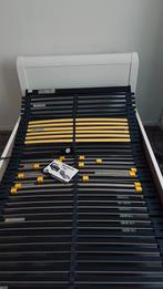 Bed Elektrisch verstelbare lattenbodem, Ophalen, Eenpersoons, Wit, Mooi