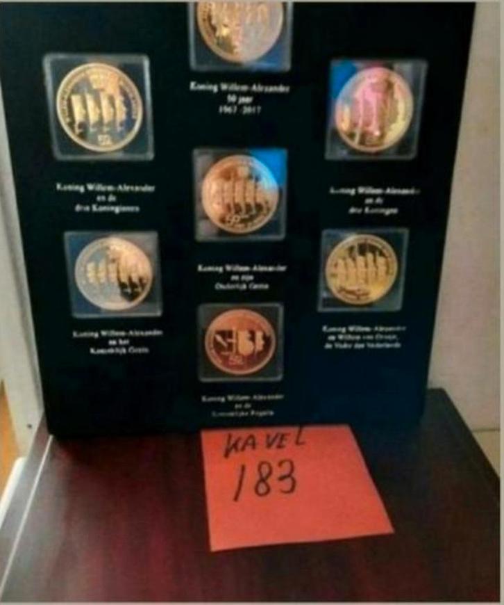 WILLEM ALEXANDER KONING NED KAVEL 183, Postzegels en Munten, Munten | Nederland, Setje, Overige waardes, Koningin Beatrix, Goud
