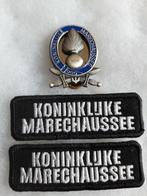 Set emblemen Koninklijke Marechaussee, Embleem of Badge, Nederland, Ophalen of Verzenden, Marechaussee