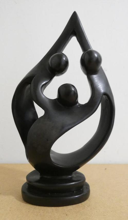 zwart abstract modern beeldje [1423], Antiek en Kunst, Kunst | Beelden en Houtsnijwerken, Ophalen