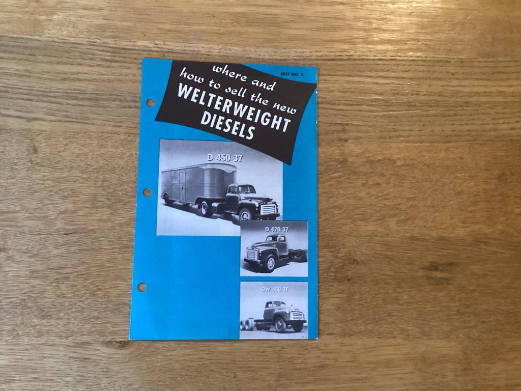 GMC Welterweight Diesel Catalogus ca. 1960, Ophalen of Verzenden, Gelezen