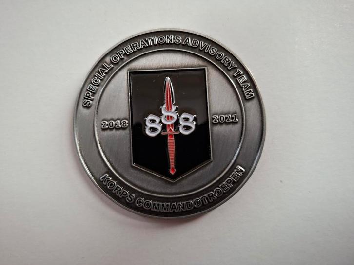 KCT coin, Verzamelen, Militaria | Algemeen, Landmacht, Embleem of Badge, Nederland, Ophalen of Verzenden
