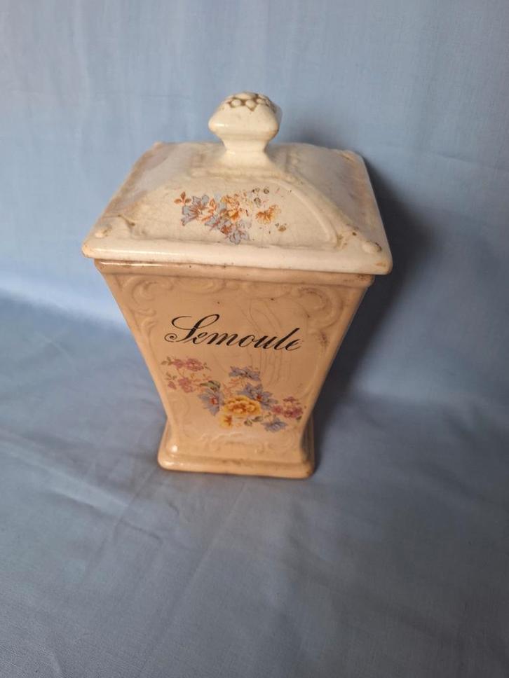 Voorraadpot semoule, Antiek en Kunst, Curiosa en Brocante, Ophalen of Verzenden