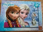 Frozen puzzel 50 stukjes., Ophalen of Verzenden, 10 tot 50 stukjes, Zo goed als nieuw, 4 tot 6 jaar
