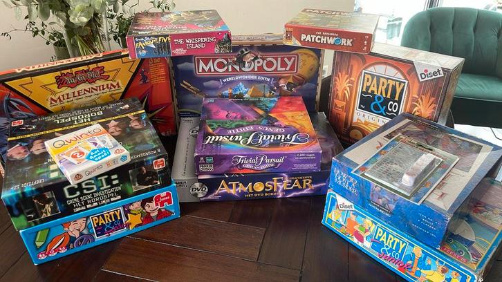 13 bordspellen voor 50 euro!, Hobby en Vrije tijd, Gezelschapsspellen | Bordspellen, Zo goed als nieuw, Een of twee spelers, Drie of vier spelers