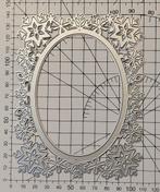 Snijmal frame ovaal rondje sneeuwvlok, Ophalen of Verzenden, Zo goed als nieuw, Overige thema's, Pons of Mal