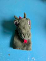 Groene handpop draak, Kinderen en Baby's, Speelgoed | Knuffels en Pluche, Ophalen of Verzenden, Zo goed als nieuw, Overige typen