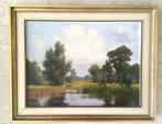 Paard en koeien in de Achterhoek - W.J. Alberts 1912-1990, Antiek en Kunst, Kunst | Schilderijen | Klassiek, Ophalen of Verzenden