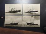 4 ansichtkaarten sleepboten Smit & co, Verzamelen, Scheepvaart, Ophalen of Verzenden, Motorboot, Kaart, Foto of Prent