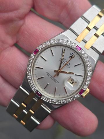Rolex Oysterquartz staalgoud briljanten bezel beschikbaar voor biedingen
