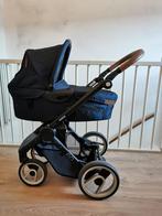 Mutsy Evo Urban Nomad Atlantic Blue met Zwart Frame, Kinderen en Baby's, Kinderwagens en Combinaties, Gebruikt, Met reiswieg, Mutsy