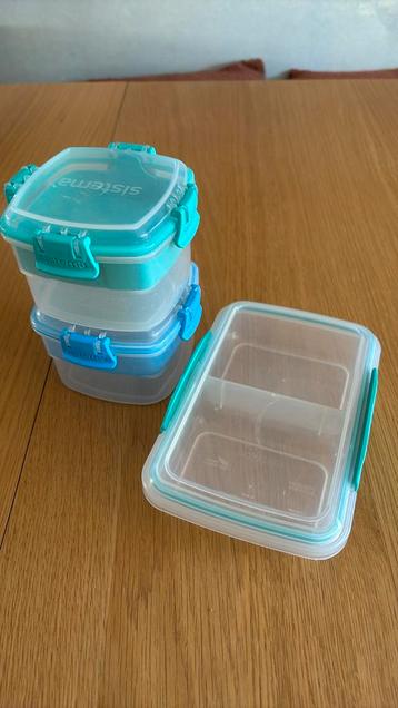 3x Sistema bewaar / lunch / meeneem bakjes beschikbaar voor biedingen