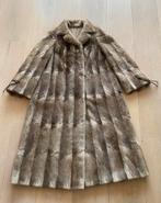 Lange bontjas nieuwstaat, Ophalen of Verzenden, Zo goed als nieuw, Maat 42/44 (L), Bruin