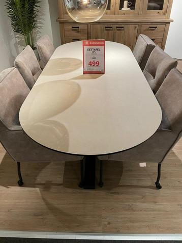 Super korting! HPL eettafel halve cirkel beschikbaar voor biedingen