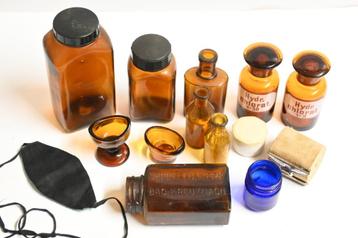 medisch jaren 30 duitsland ea ooglap glaswerk arts medicijn beschikbaar voor biedingen