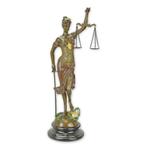 Brons beeld justitiea, Antiek en Kunst, Ophalen