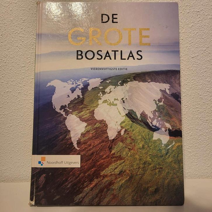 Grote Bosatlas 54e Editie - Gebruikt, Boeken, Atlassen en Landkaarten, Gelezen, Bosatlas, Ophalen of Verzenden