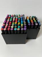 Alcohol Markers Set - Action - Weinig Gebruikt, Hobby en Vrije tijd, Schilderen, Ophalen of Verzenden, Gebruikt, Overige typen