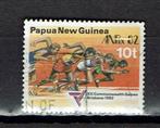 postzegels Papoea Nieuw Guinea Commonwealth Spelen (1982), Postzegels en Munten, Ophalen of Verzenden, Gestempeld