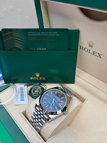 Rolex Datejust 41 | 126300 Jubilee Grey Dial Full Set 2022 beschikbaar voor biedingen